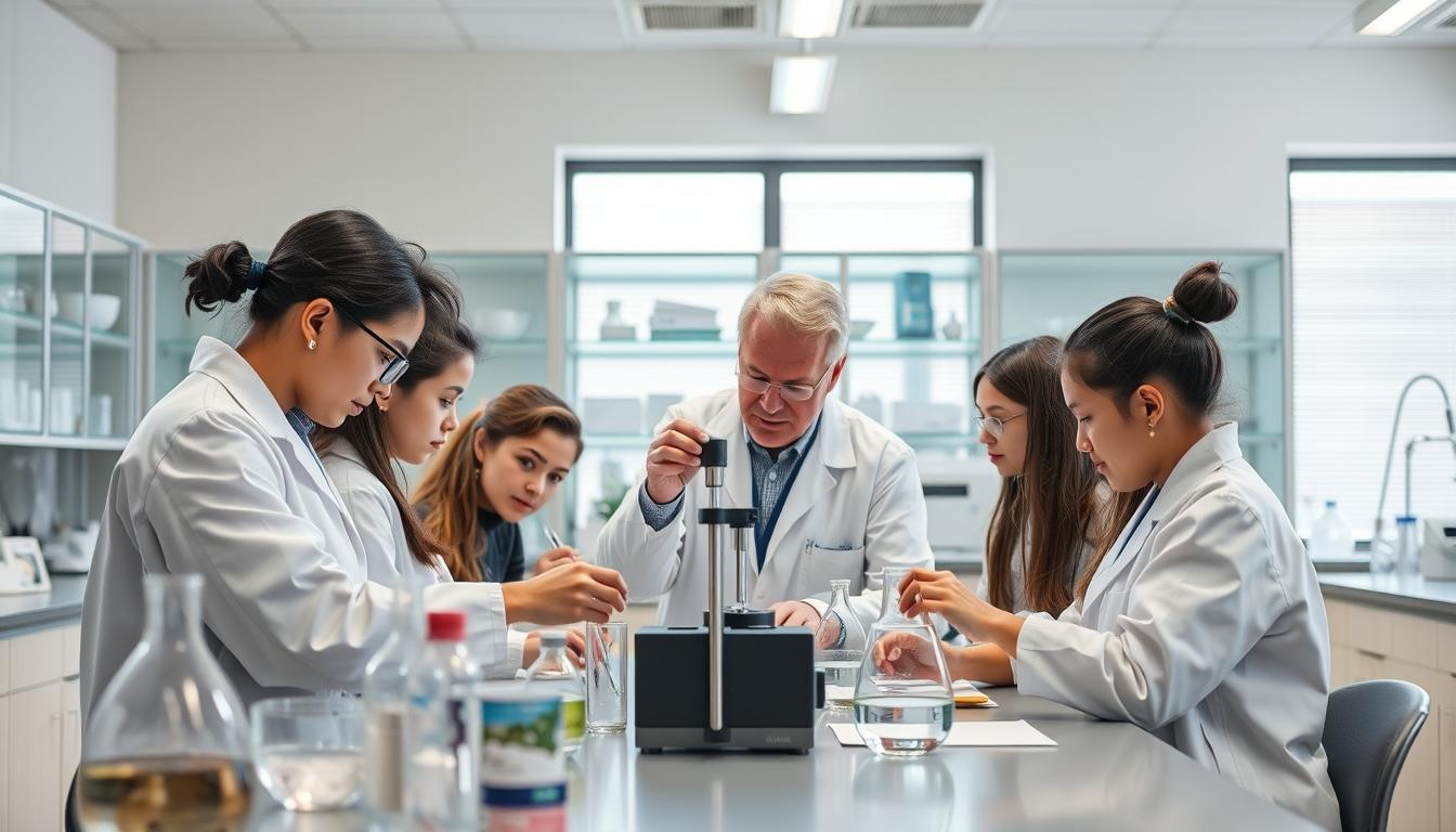 Modern university campus for students